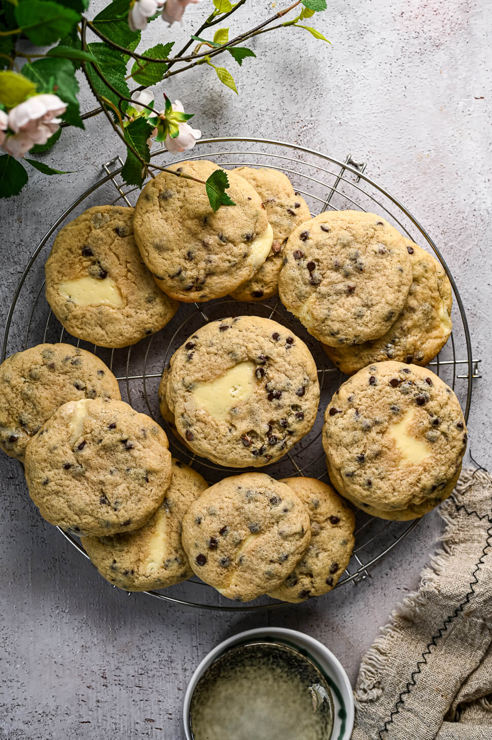 Chocolatechip cheesecake koekjes 2 Chocolatechip cheesecake koekjes