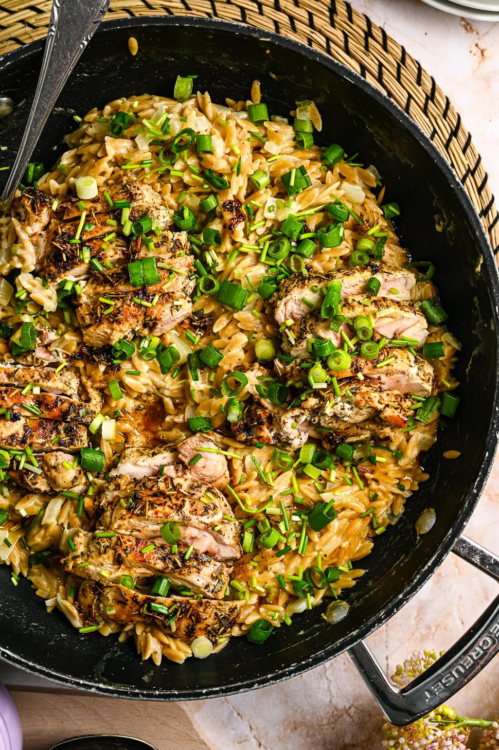 Citroen orzo risotto met kip 3 citroen orzo risotto met kip
