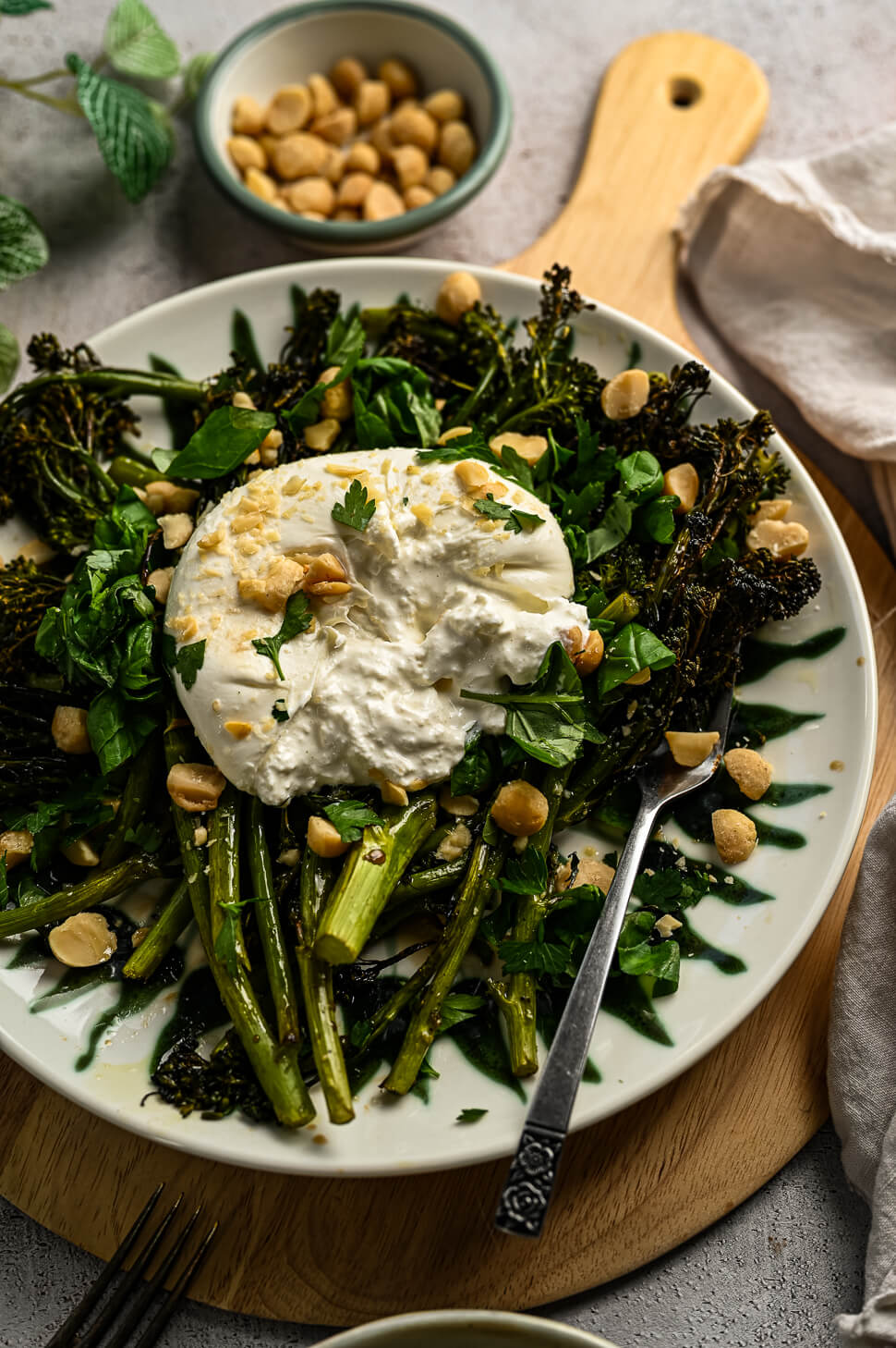 gegrilde bimi met burrata