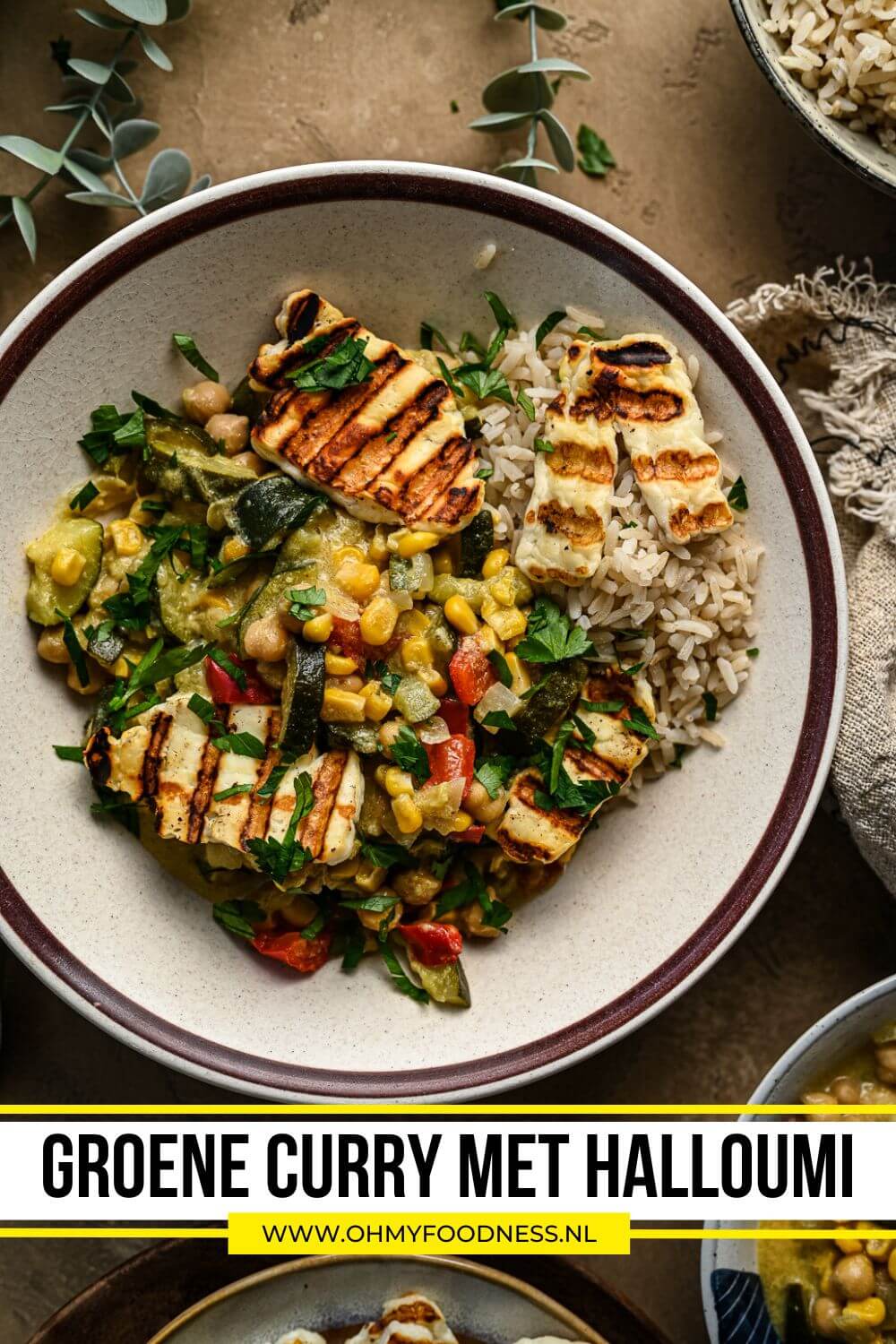 Groene curry recept met gebakken halloumi 6 Groene curry halloumi