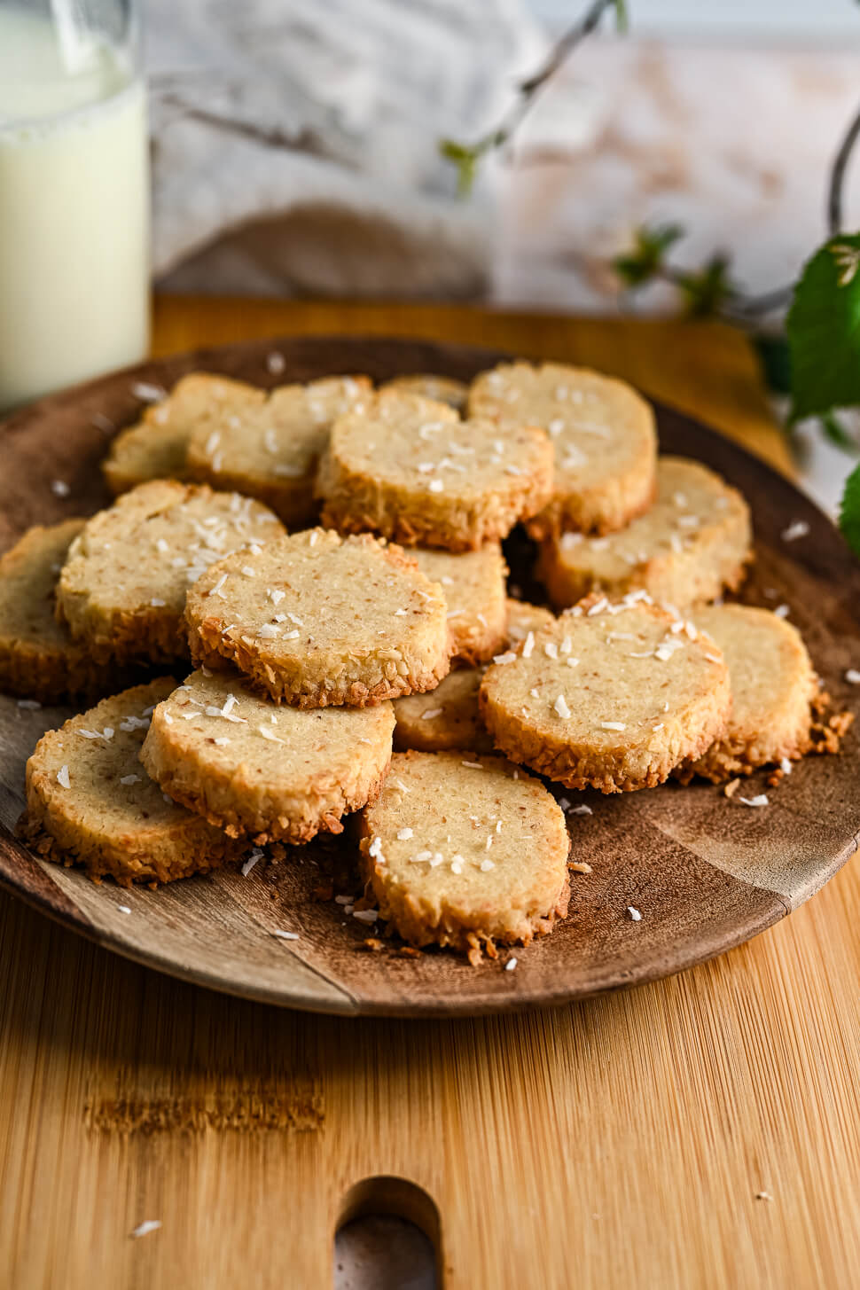 Kokos shortbread koekjes 4 Kokos shortbread koekjes