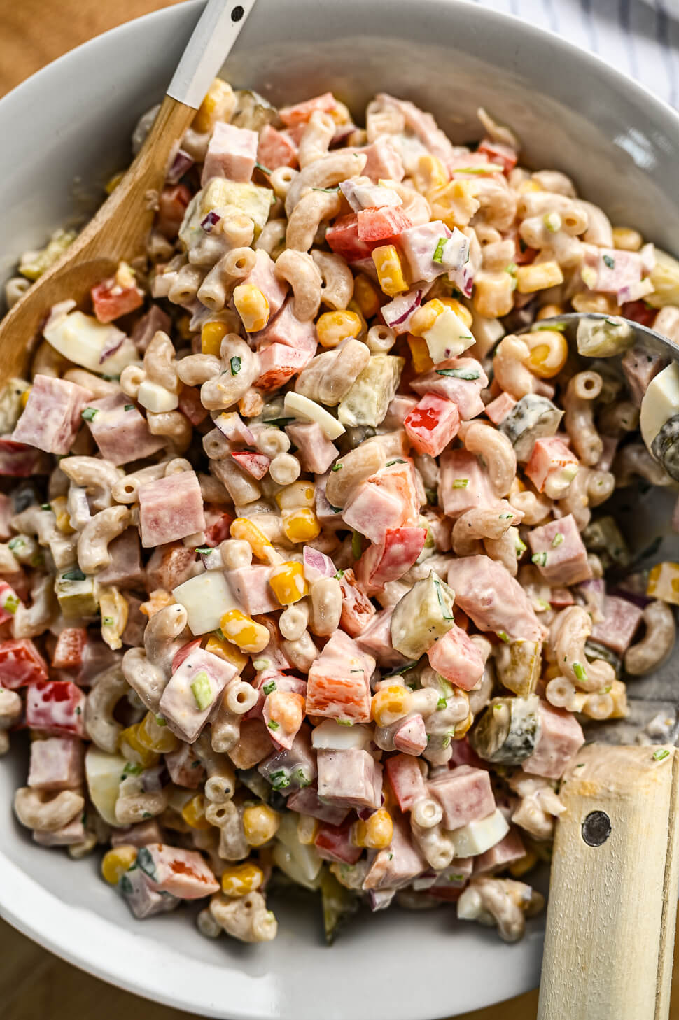 Macaroni salade met ham 4 macaroni salade met ham