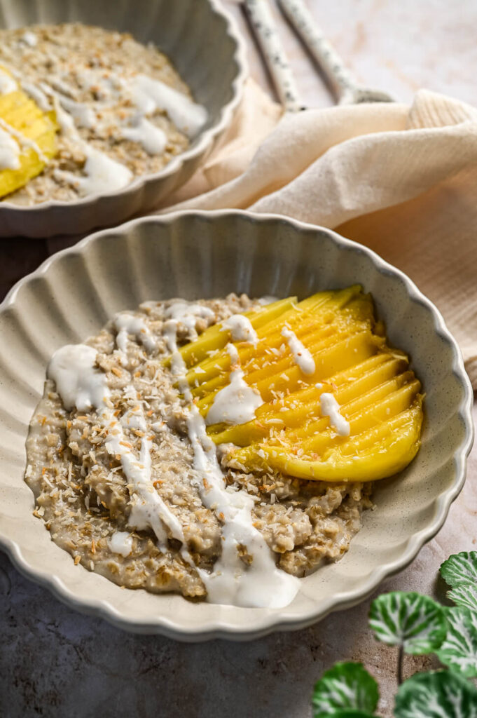 Mango Sticky rice havermout 6 mango sticky rice