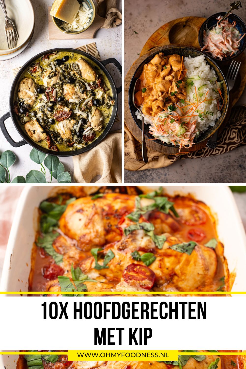 10x Hoofdgerechten met kip 12 10x hoofdgerechten met kip