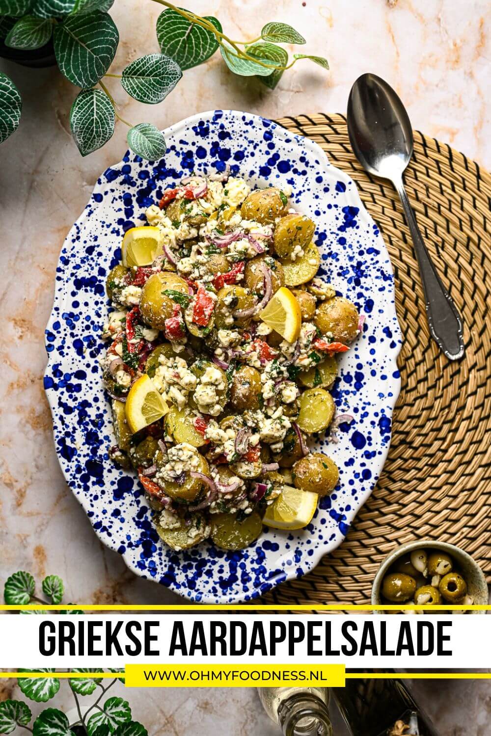 Griekse aardappelsalade 6 Aardappelsalade Grieks