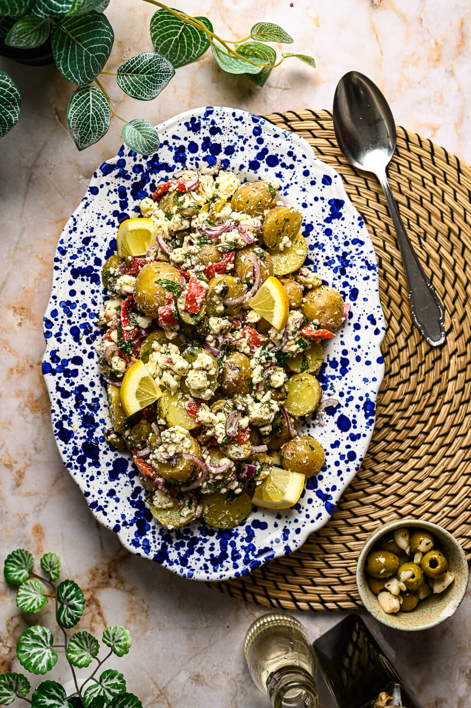 Griekse aardappelsalade 2 Aardappelsalade Griekse yoghurt