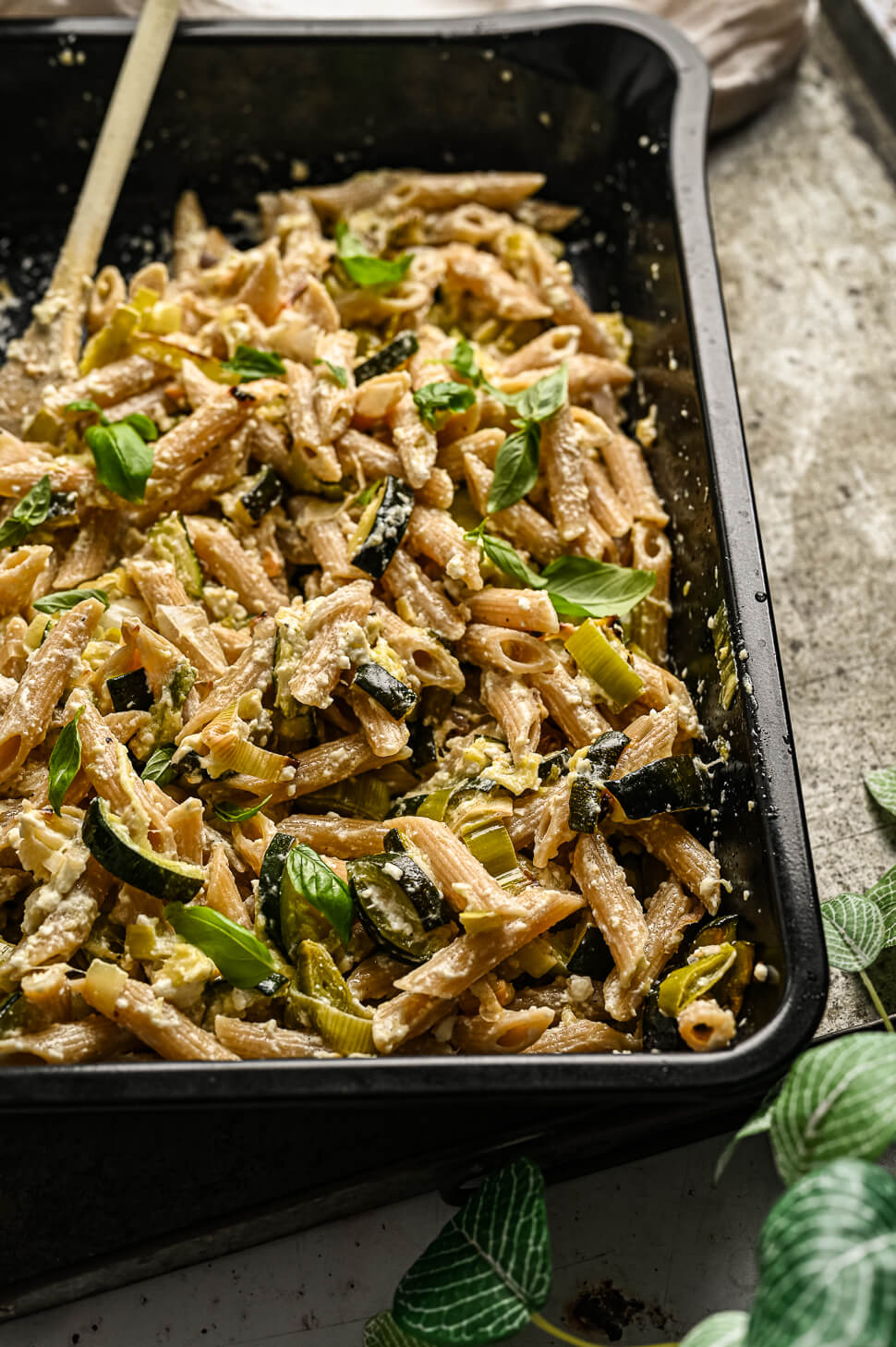 Feta pasta met courgette 3 Feta pasta met courgette