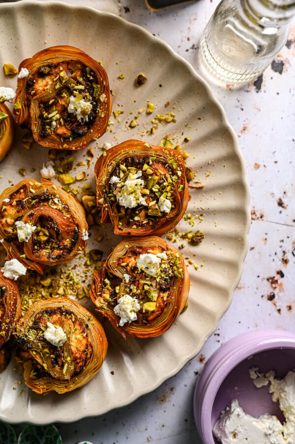 Filodeeg met feta pistache
