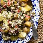 Griekse aardappelsalade
