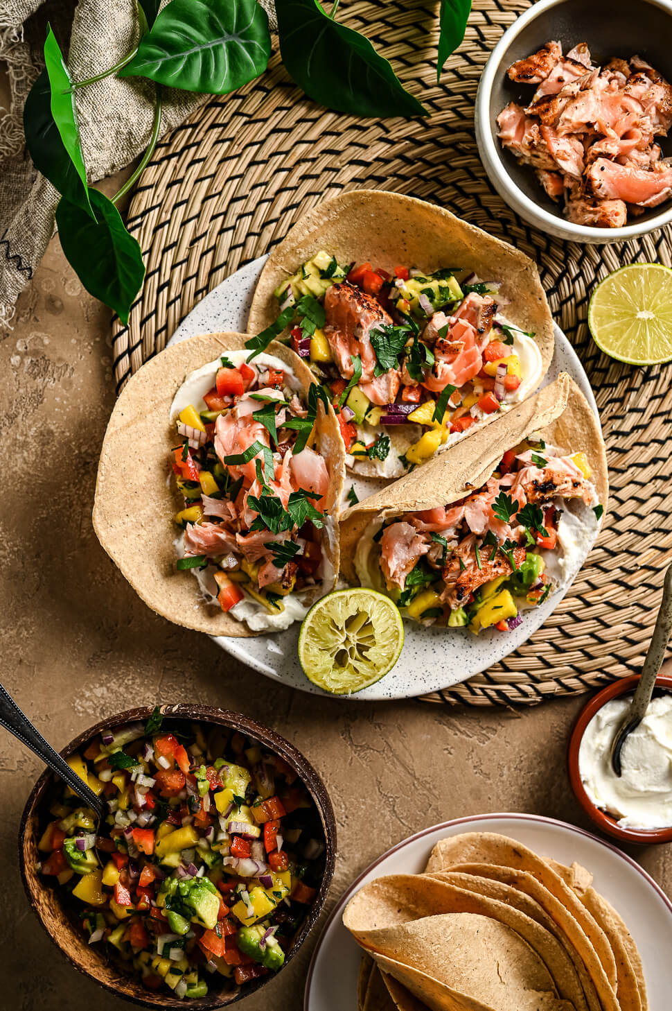 Zalm taco's maken