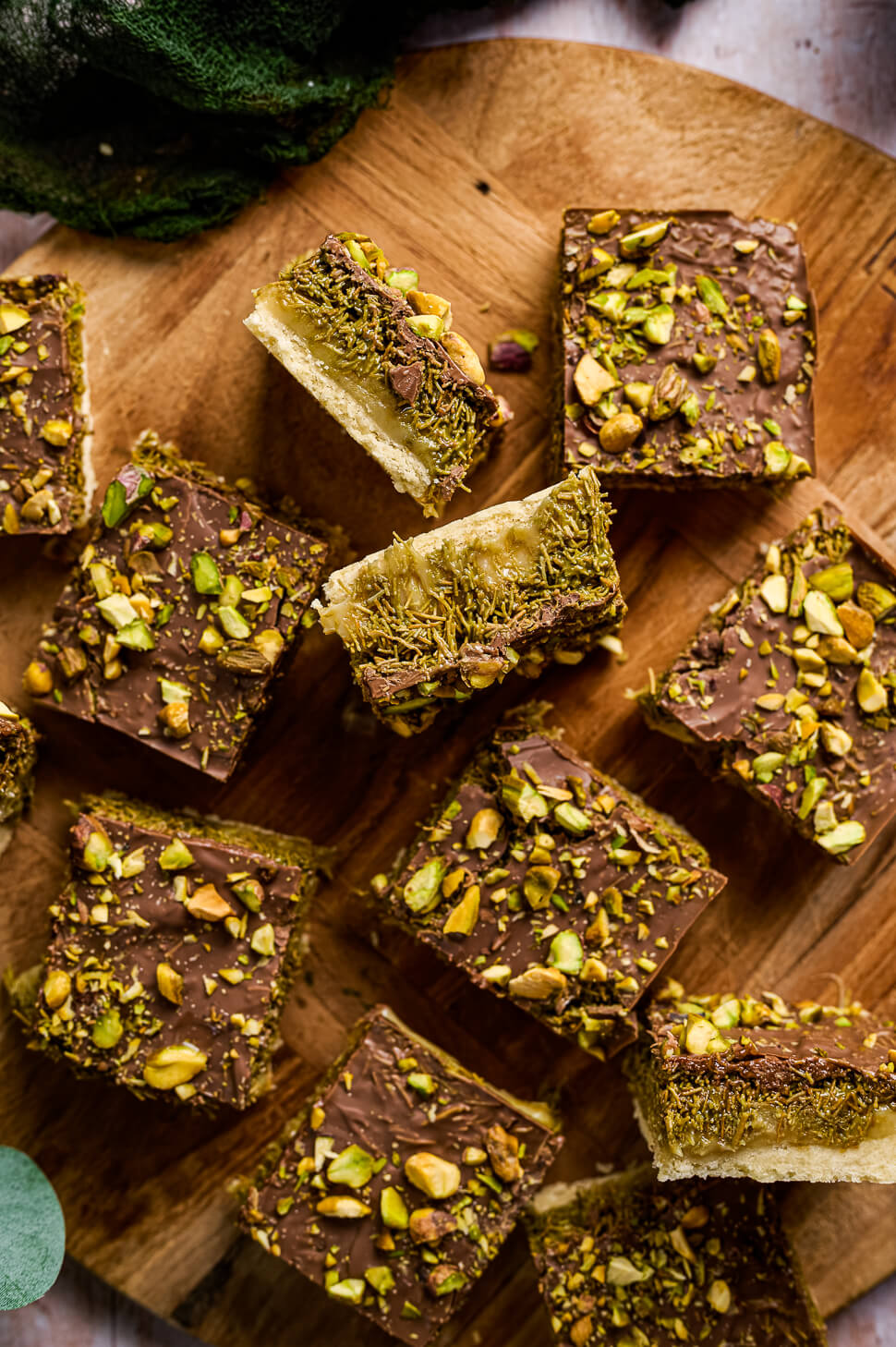 Shortbread recept met 'Dubai' vulling 6 Dubai millionaires shortbread recept