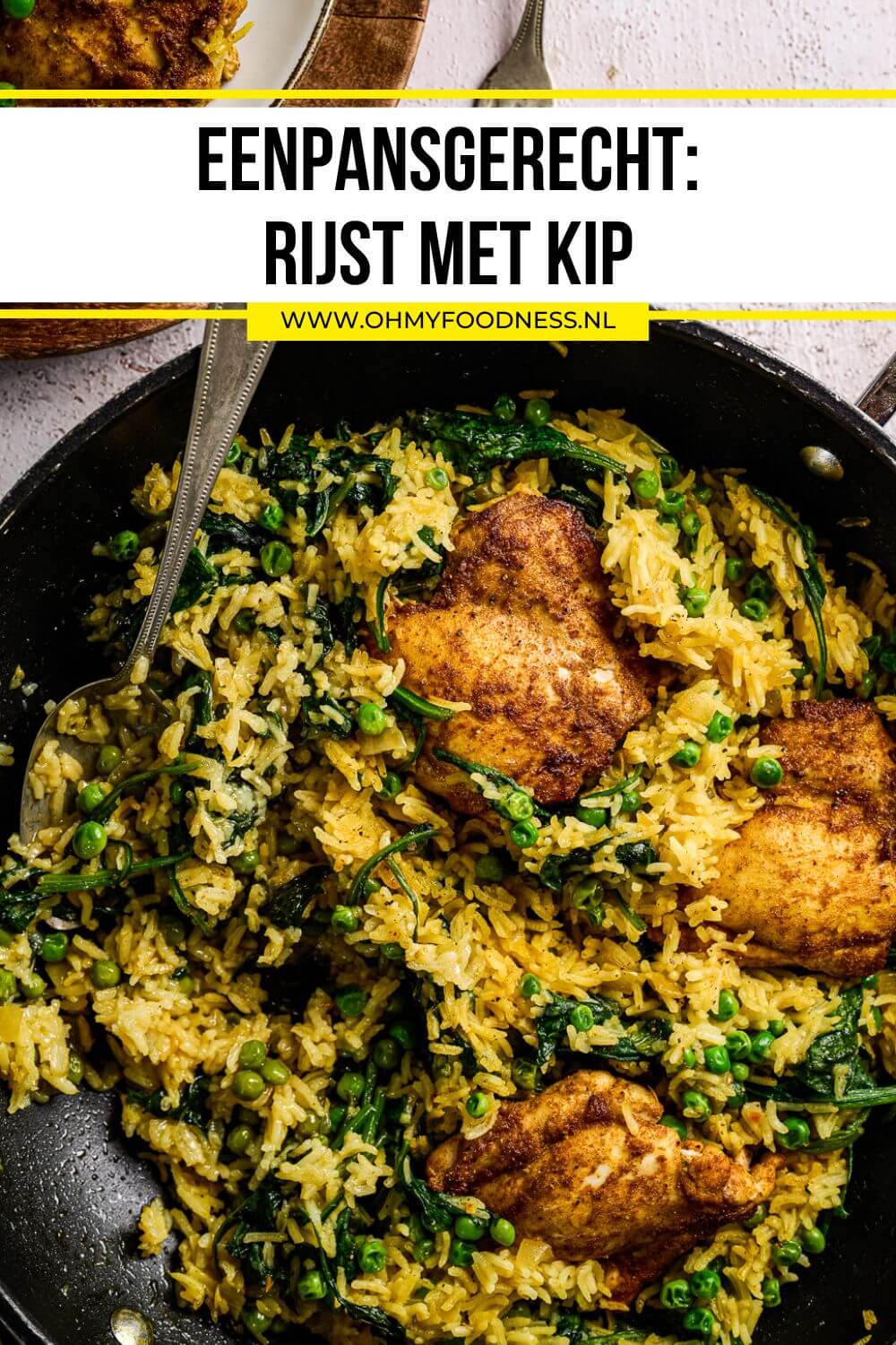 Eenpansgerecht rijst met kip 6 Eenpansgerecht rijst met kip