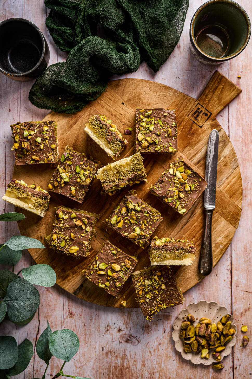 Shortbread recept met 'Dubai' vulling 2 Shortbread recept met Dubai vulling