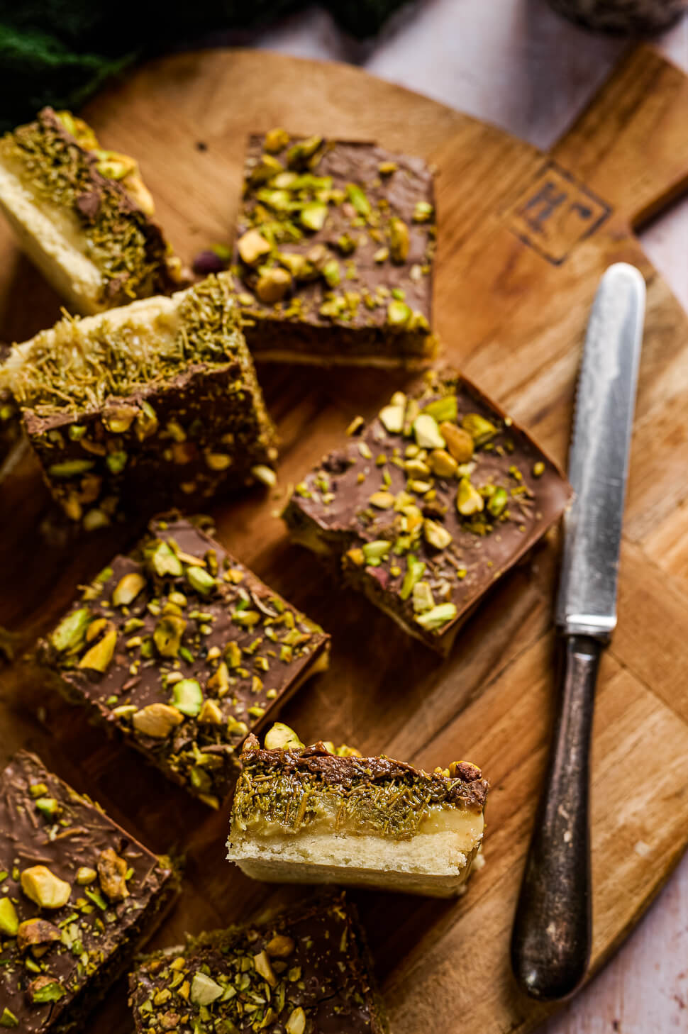 Shortbread recept met 'Dubai' vulling 5 Shortbread recept
