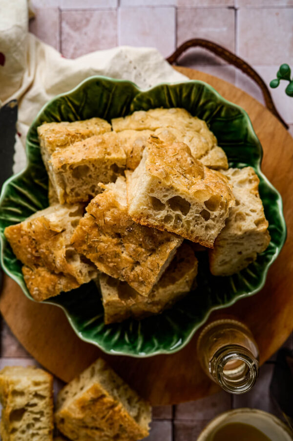 Airfryer focaccia
