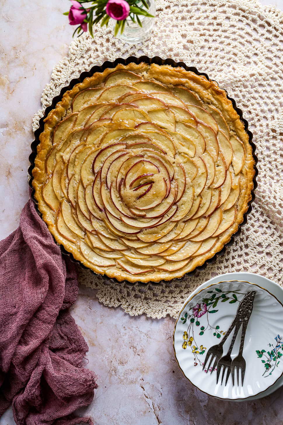 Appeltaart met frangipane