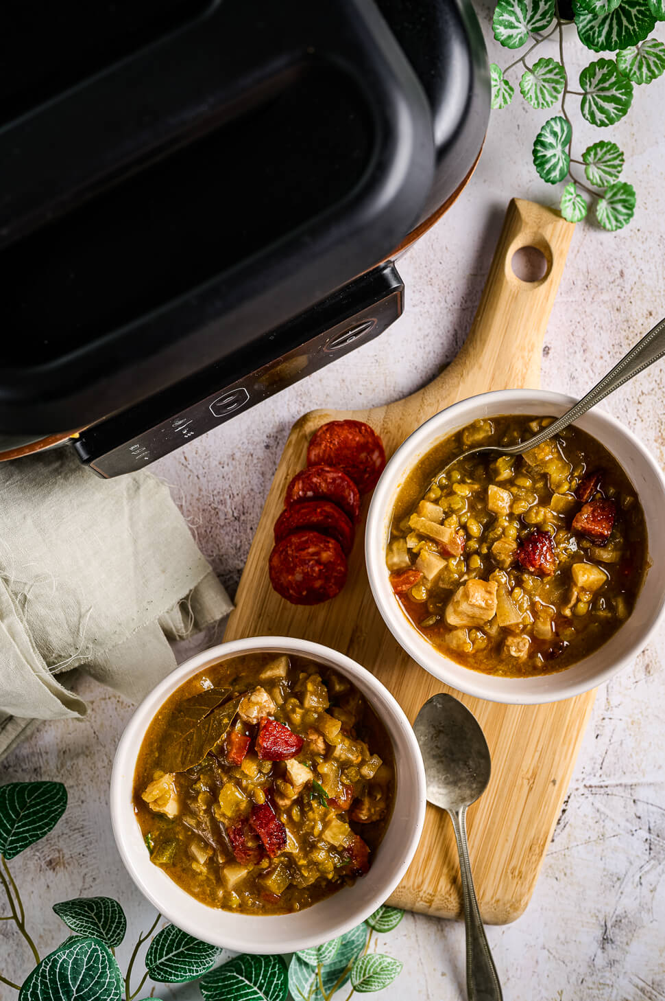 Erwtensoep met chorizo