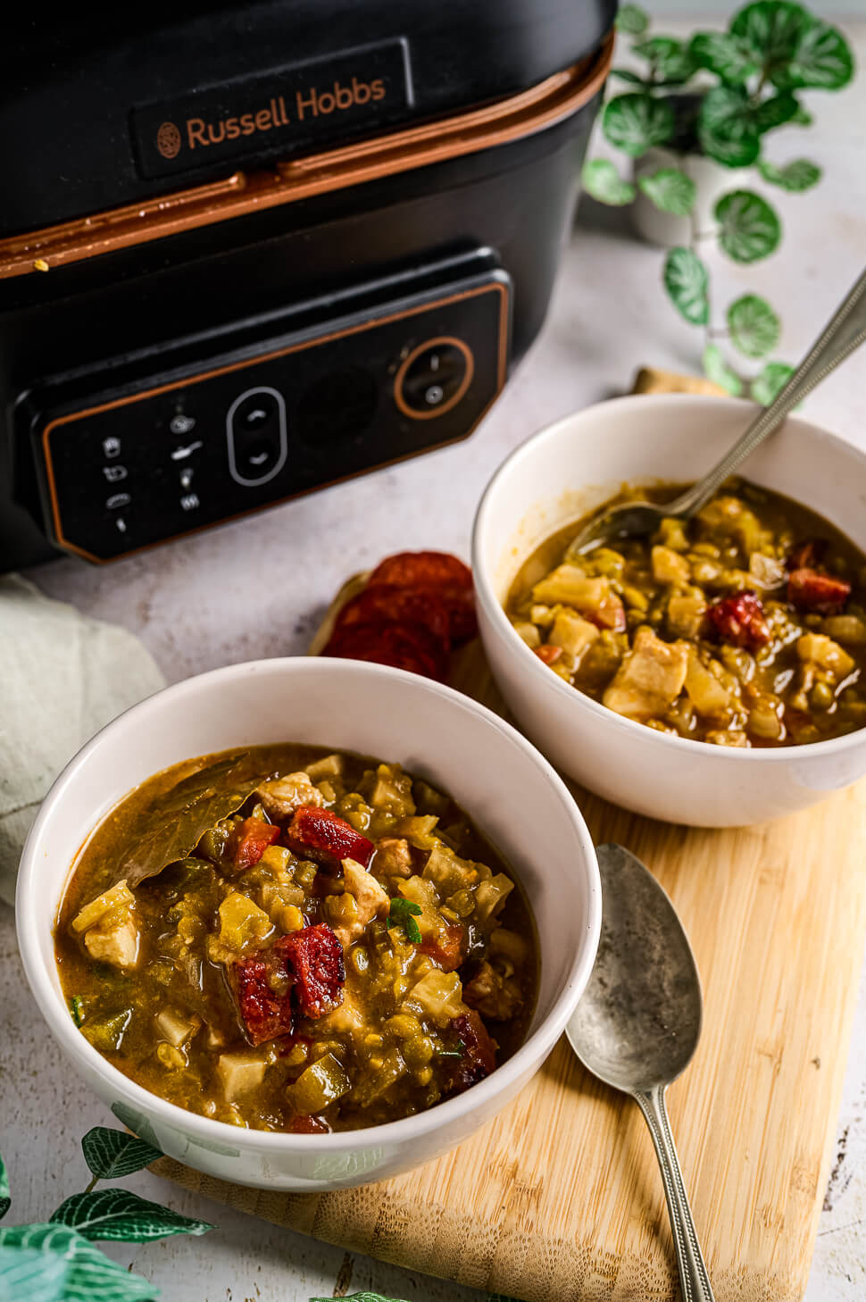 Erwtensoep uit de slowcooker