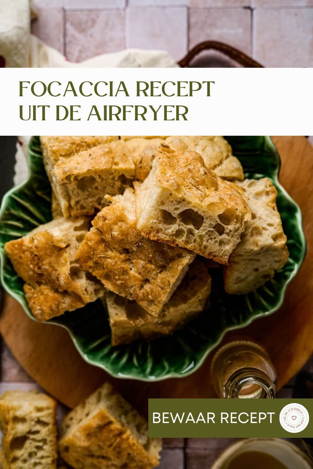 Focaccia recept uit de Airfryer 6 Focaccia Airfryer