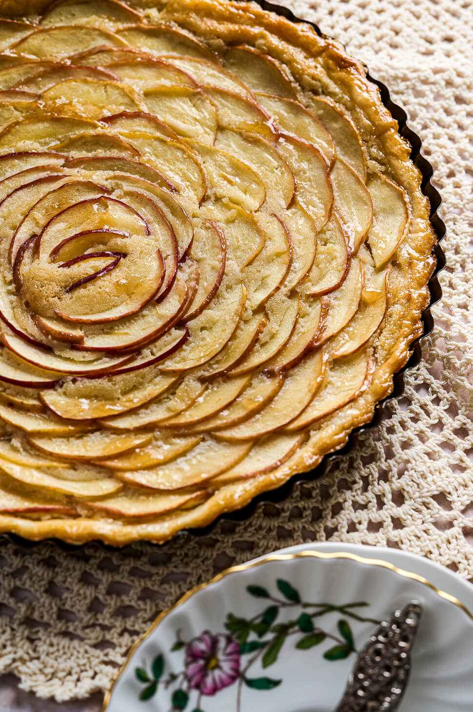 Franse appeltaart met bladerdeeg