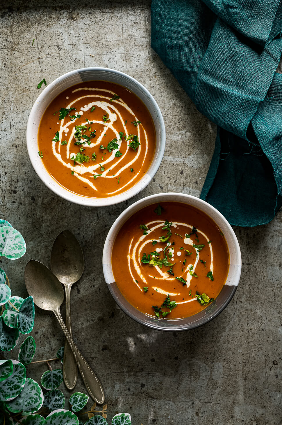 Zoete aardappelsoep met paprika recept