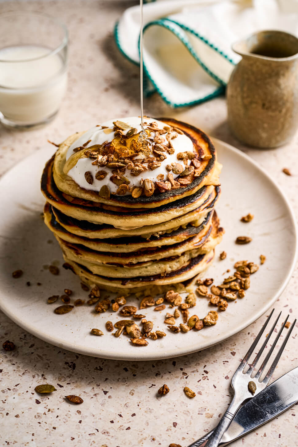 pannenkoeken met yoghurt