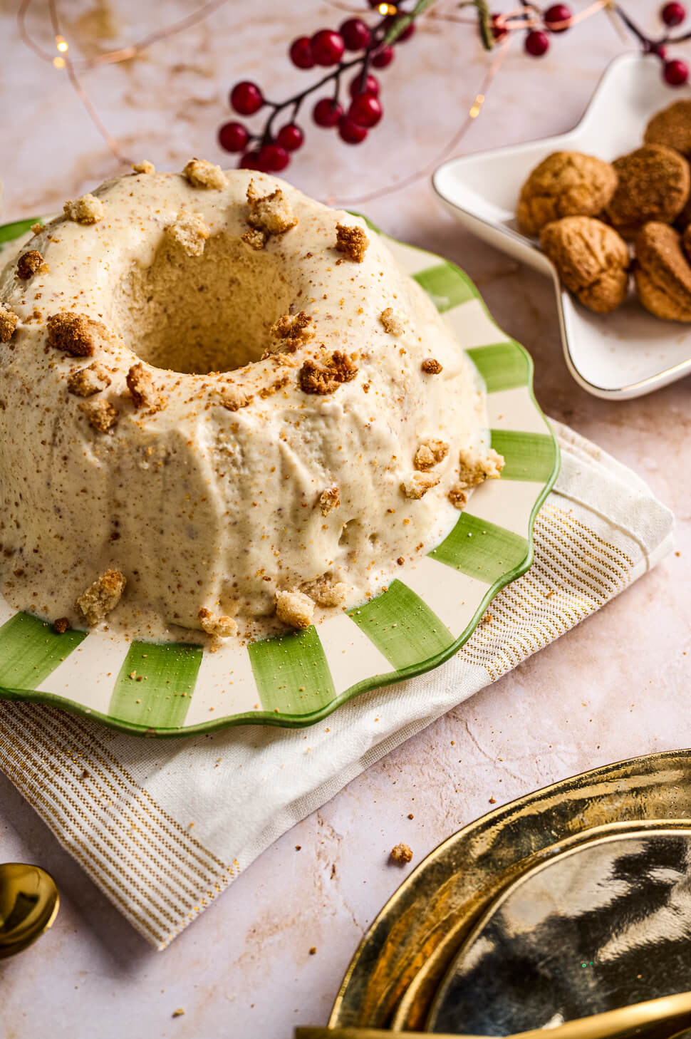 Bitterkoekjespudding recept