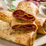 Gebakken pizza wraps
