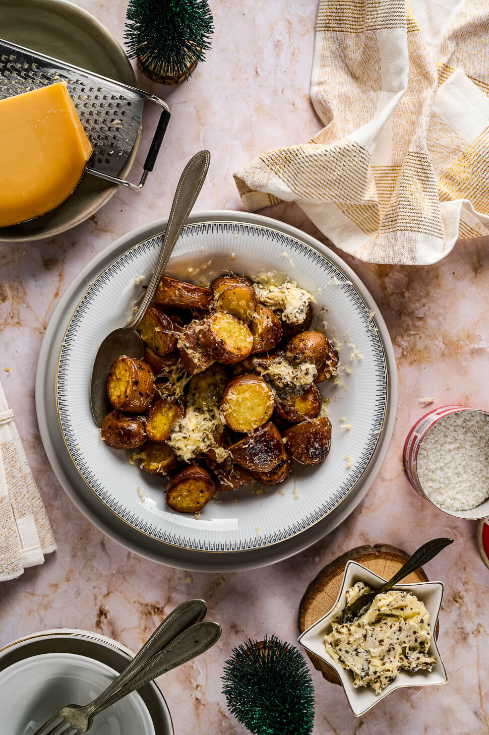 Gebakken roseval aardappeltjes