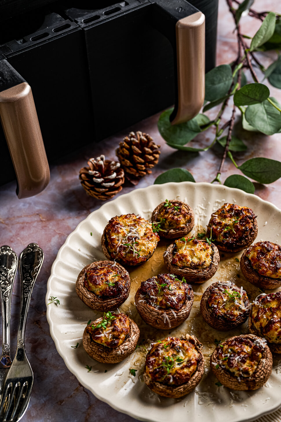 Gevulde champignons Boursin