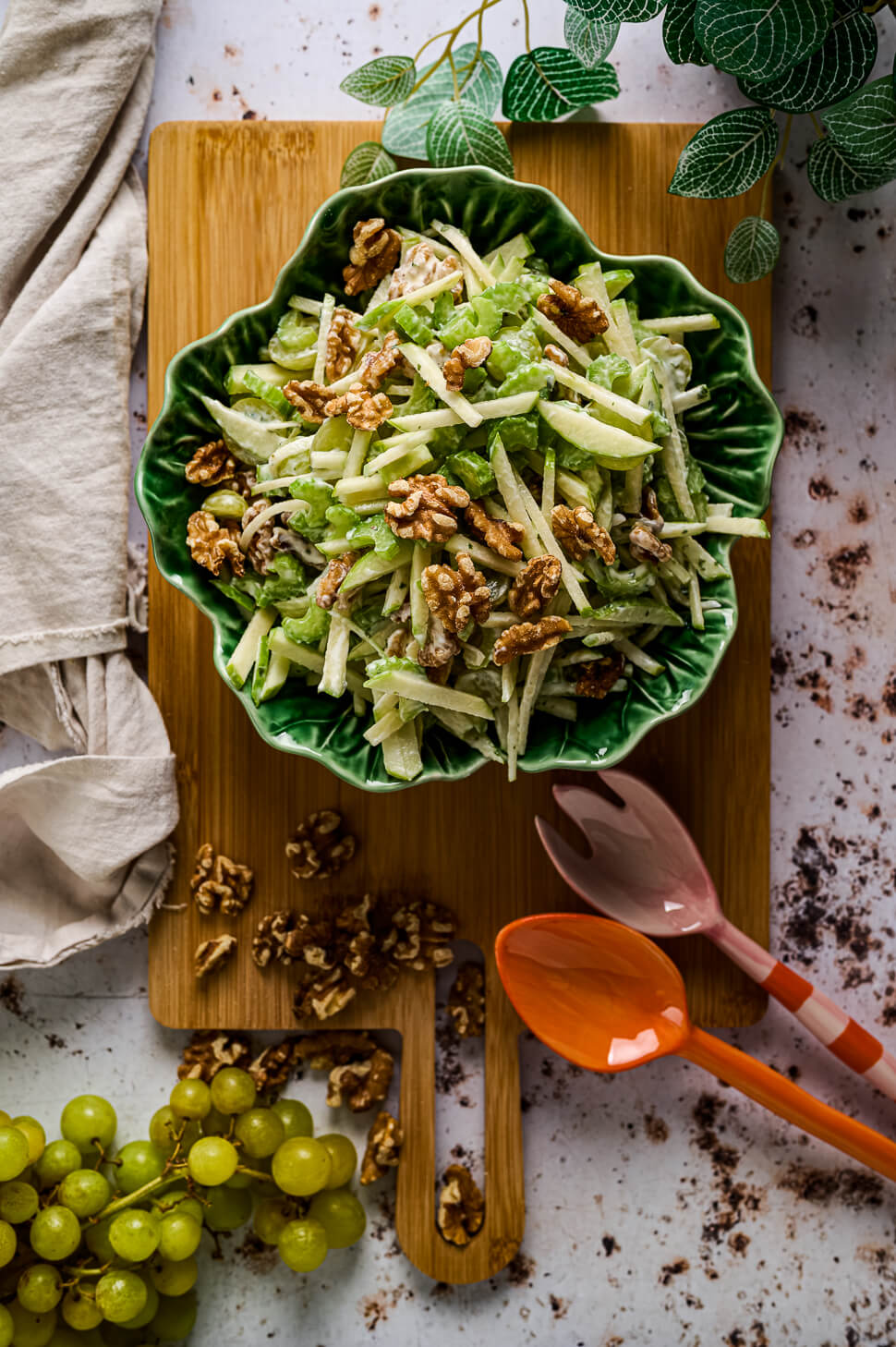 Groene waldorfsalade