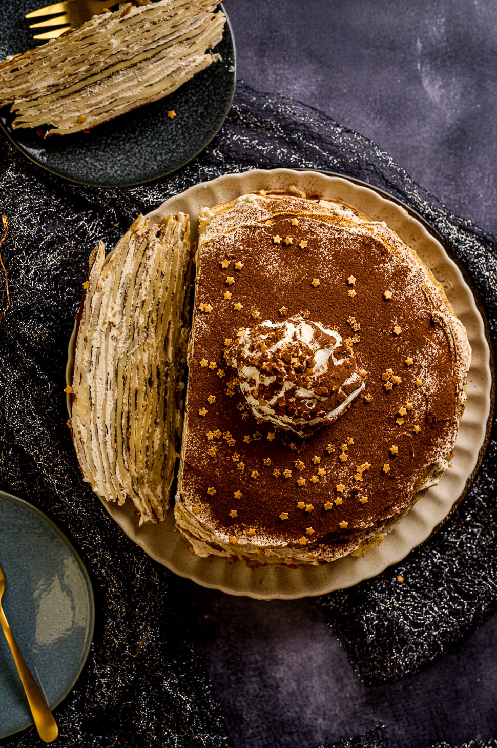 Tiramisu crepe cake maken