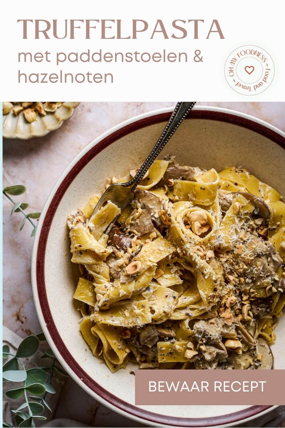Truffelpasta paddenstoelen