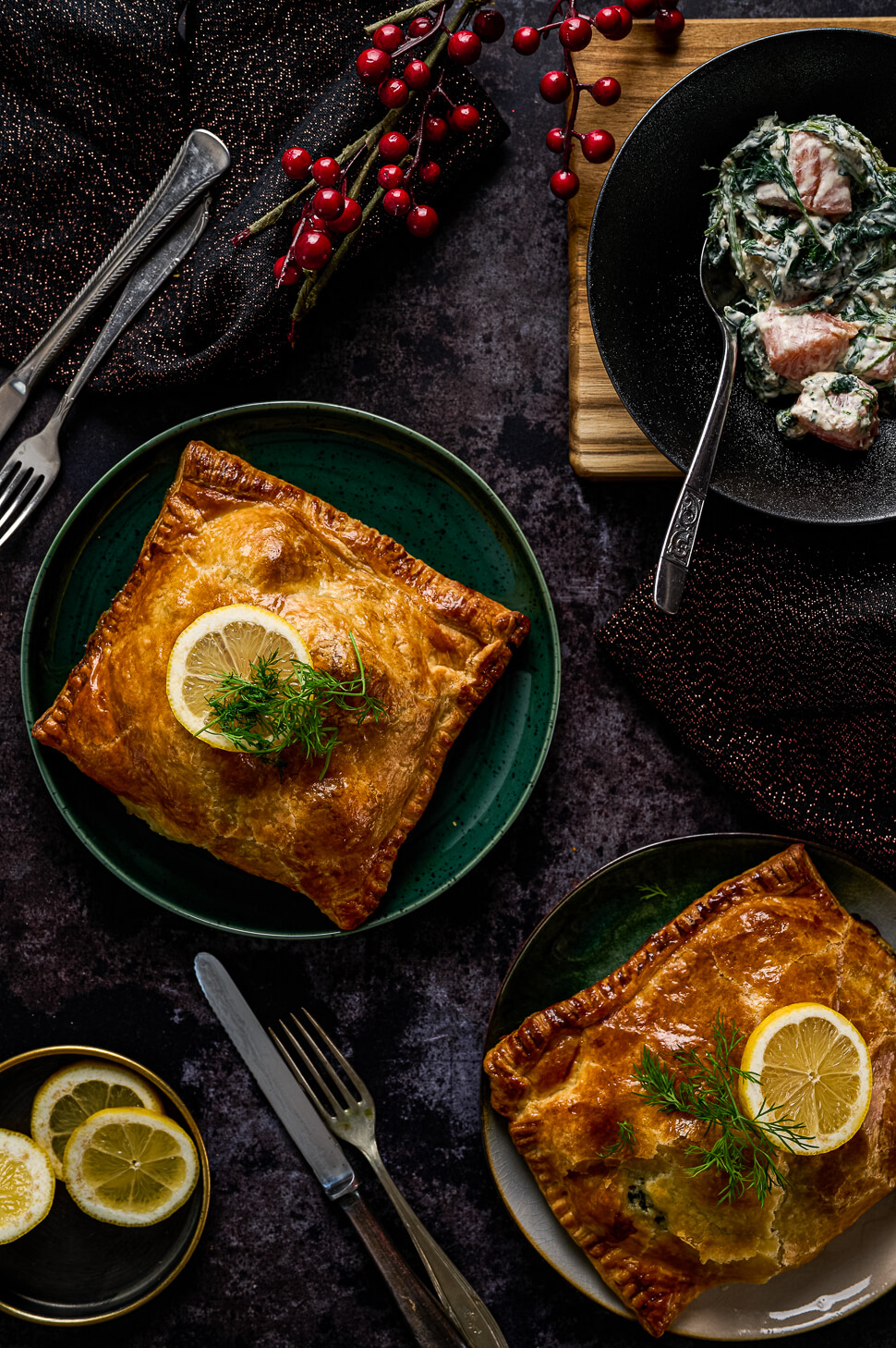 Zalm Wellington spinazie