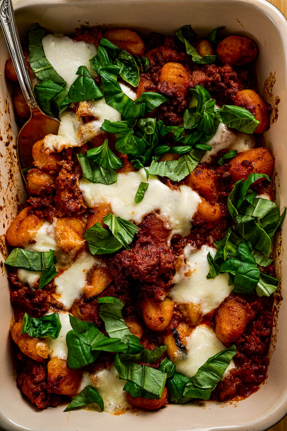 Gnocchi bolognese uit de oven