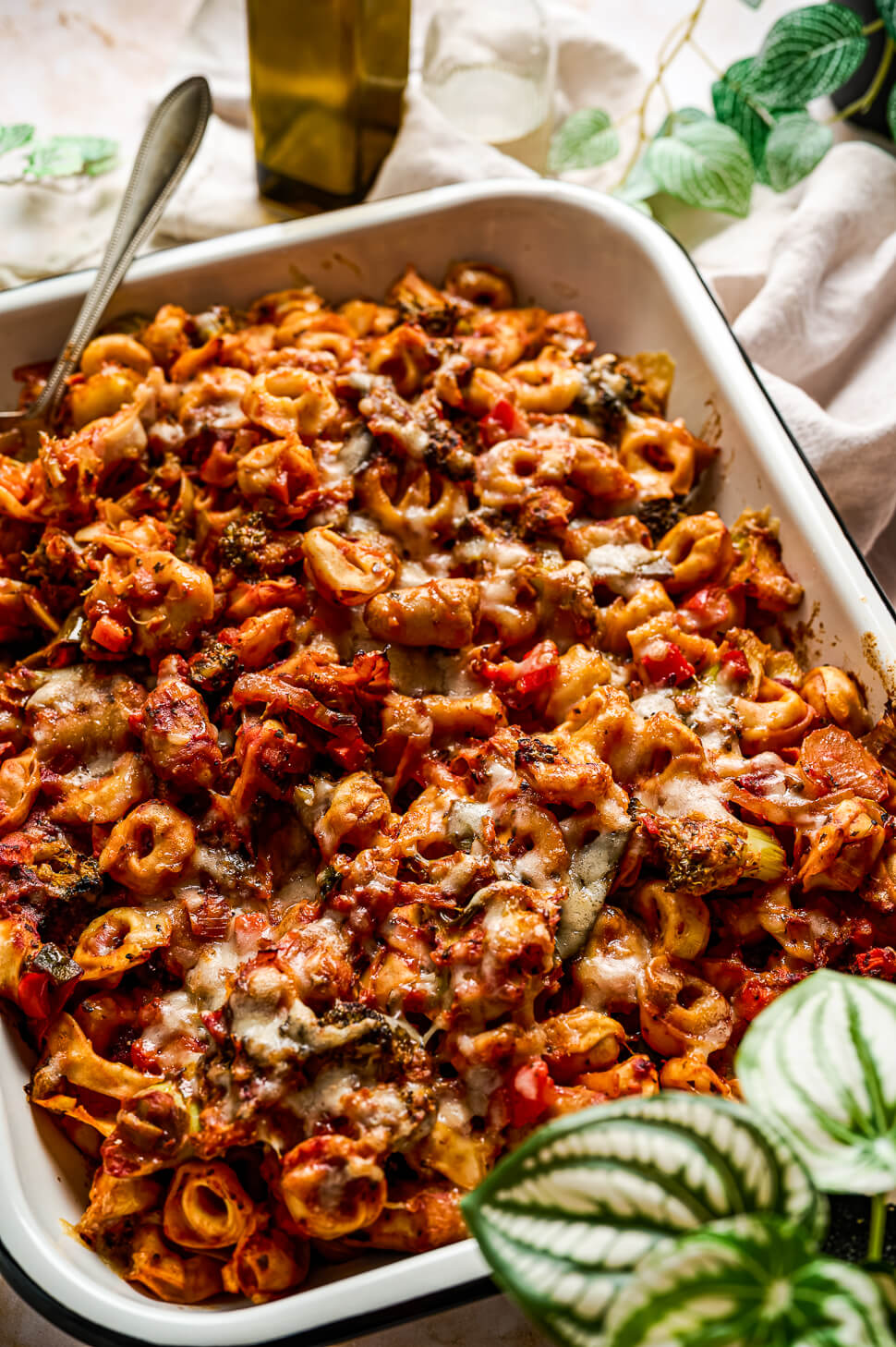 Tortellini ovenschotel met broccoli