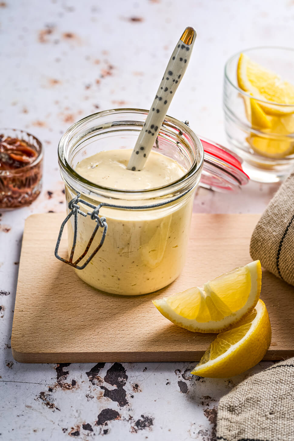 Caesar salad dressing