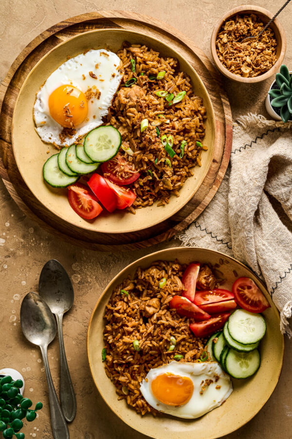 Nasi goreng maken
