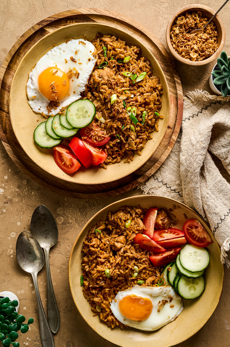 Nasi goreng maken