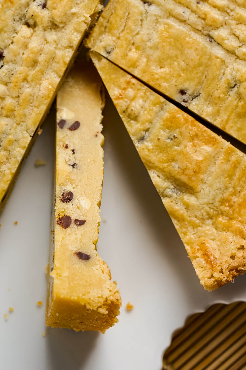 Boterkoek met chocolade