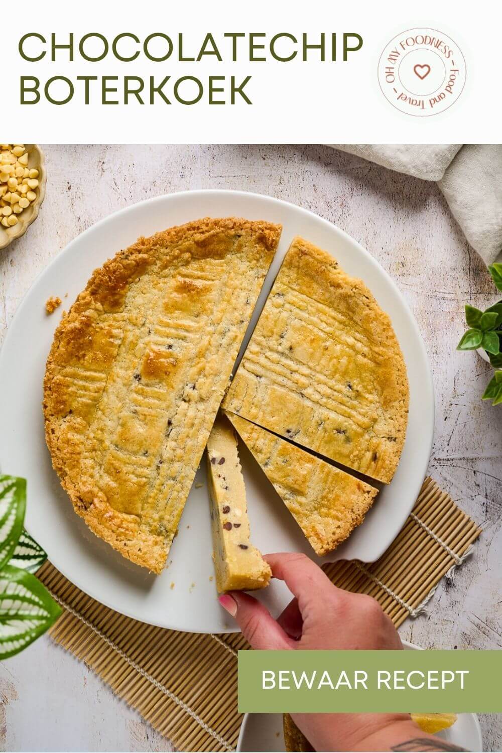 Chocolatechip boterkoek recept