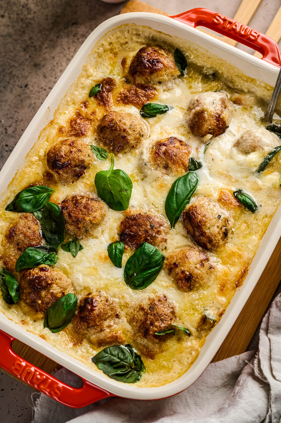 Italiaanse Kipgehaktballetjes uit de oven