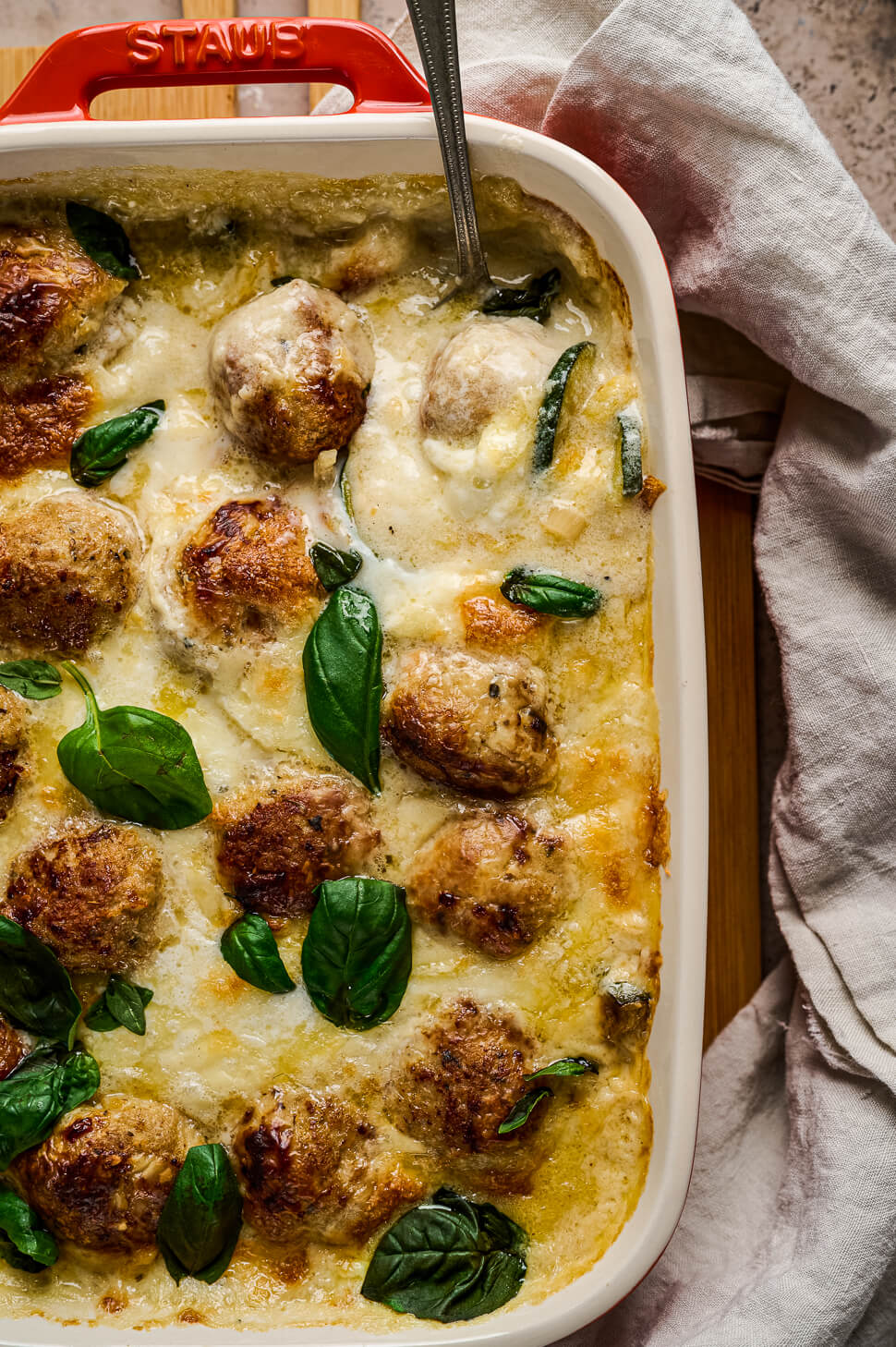 Italiaanse Kipgehaktballetjes uit de oven