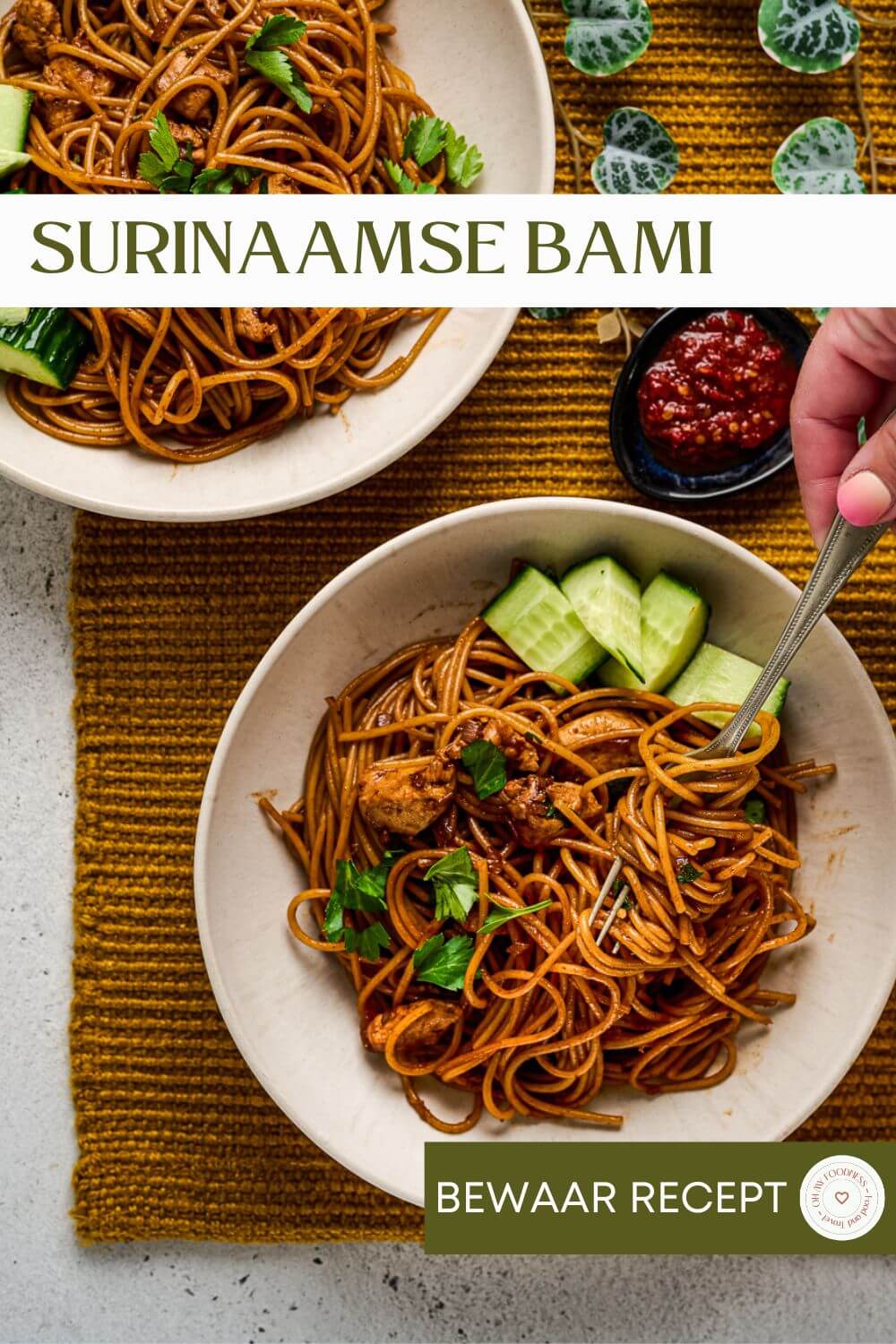 Recept Surinaamse bami