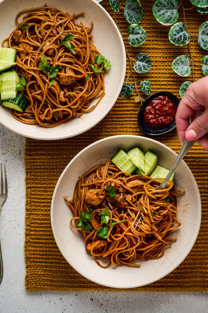 Surinaamse bami recept