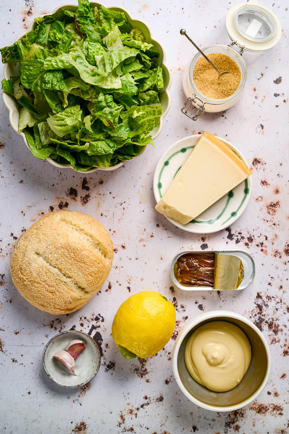 Caesar salade ingrediënten