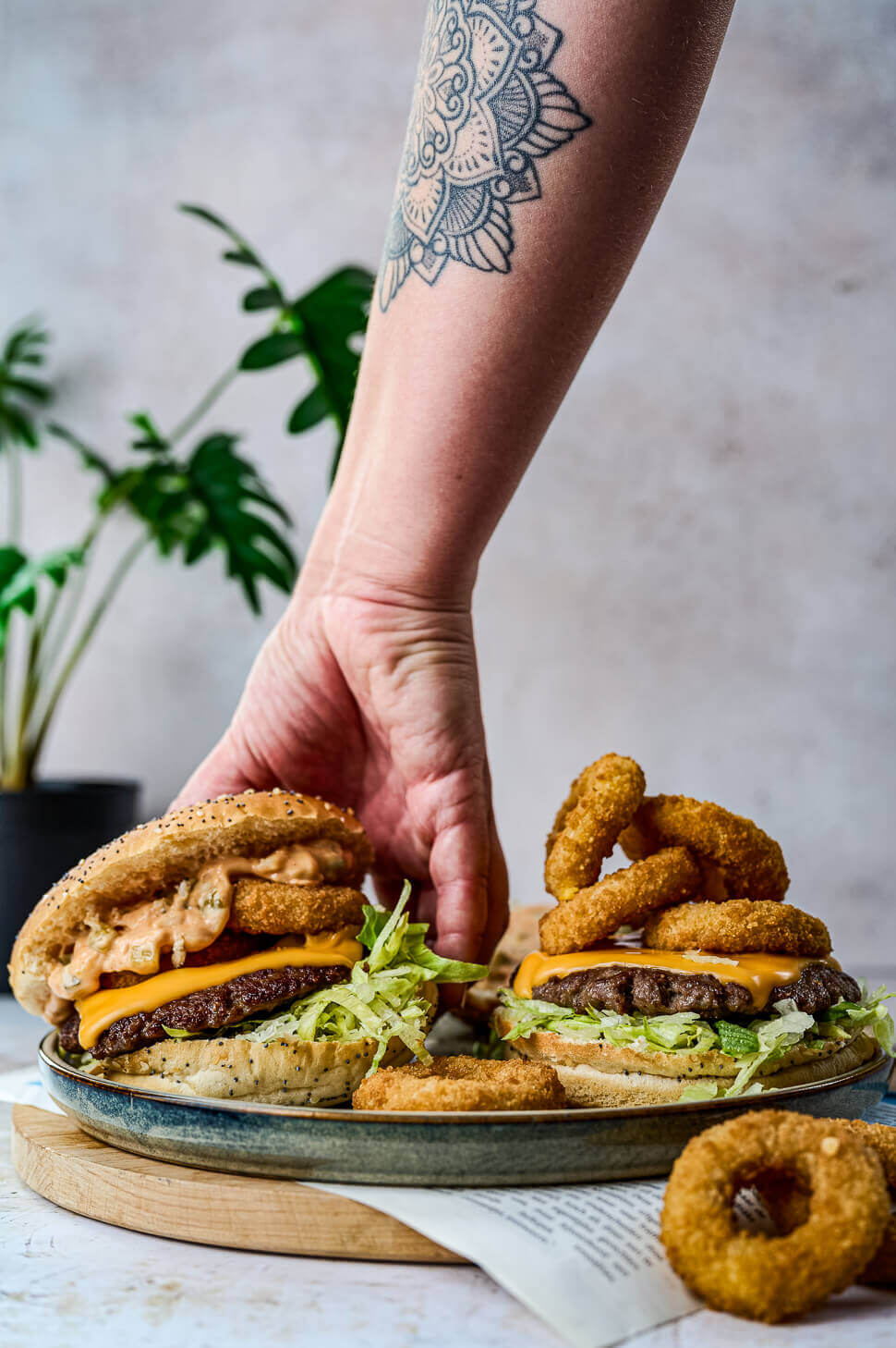 hamburger recept