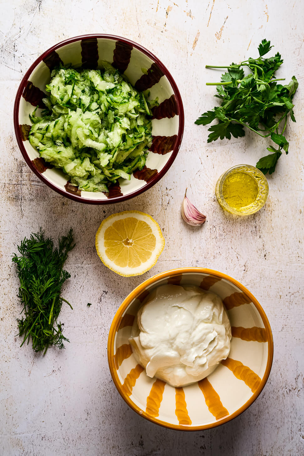 Tzatziki ingrediënten