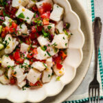ceviche van kabeljauw