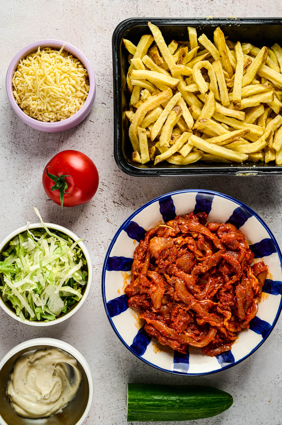 Kapsalon ingrediënten